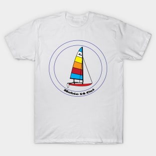 Hobie 14 Catamaran Sailboat T-Shirt